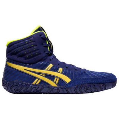 Asics® Birkózó Cipő Férfi Aggressor 4 Kék/Arany,EQY90165